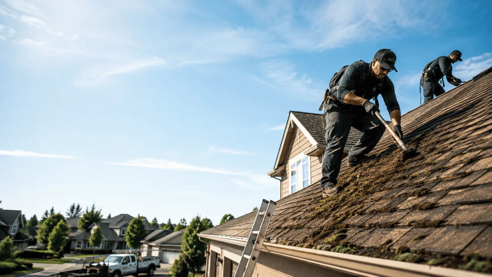 Roof Moss Removal in Deerton, MI near me